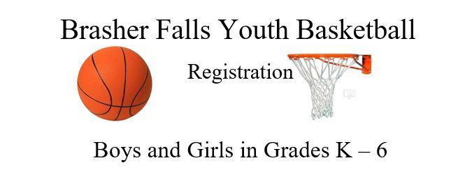 Brasher Falls Youth Basketball Registration for grades K-6